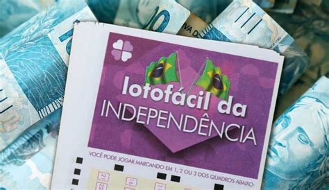 Lotofácil da Independência: 65 apostas acertam os 15 números e .